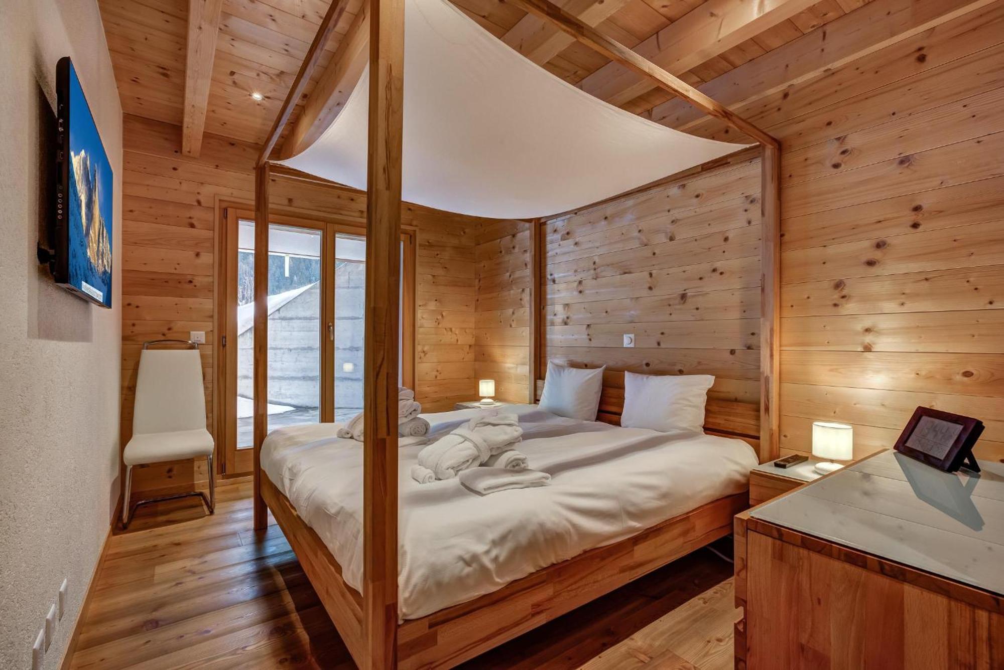 Chalet Flocon De Neige - Jacuzzi - Sauna La Tzoumaz Exterior photo